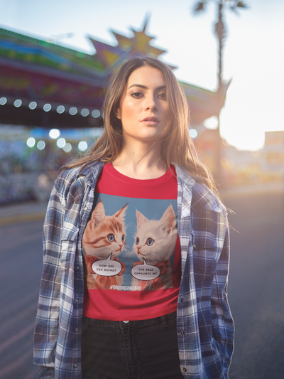 "Menopaws Sux" - T-Shirt