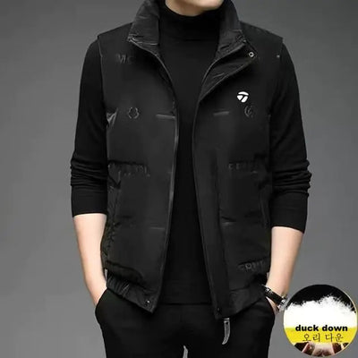 Men's Lightweight Windproof Winter Golf Jacket Vest