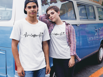 Coffee Heartbeat - T-Shirt (DT)