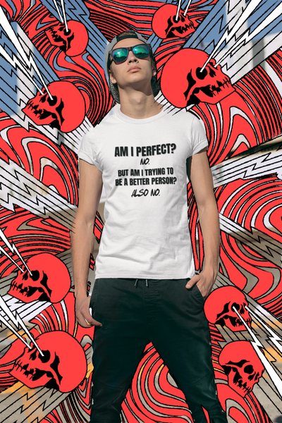 "Am I Perfect?..." SoftStyle T-Shirt (DT)