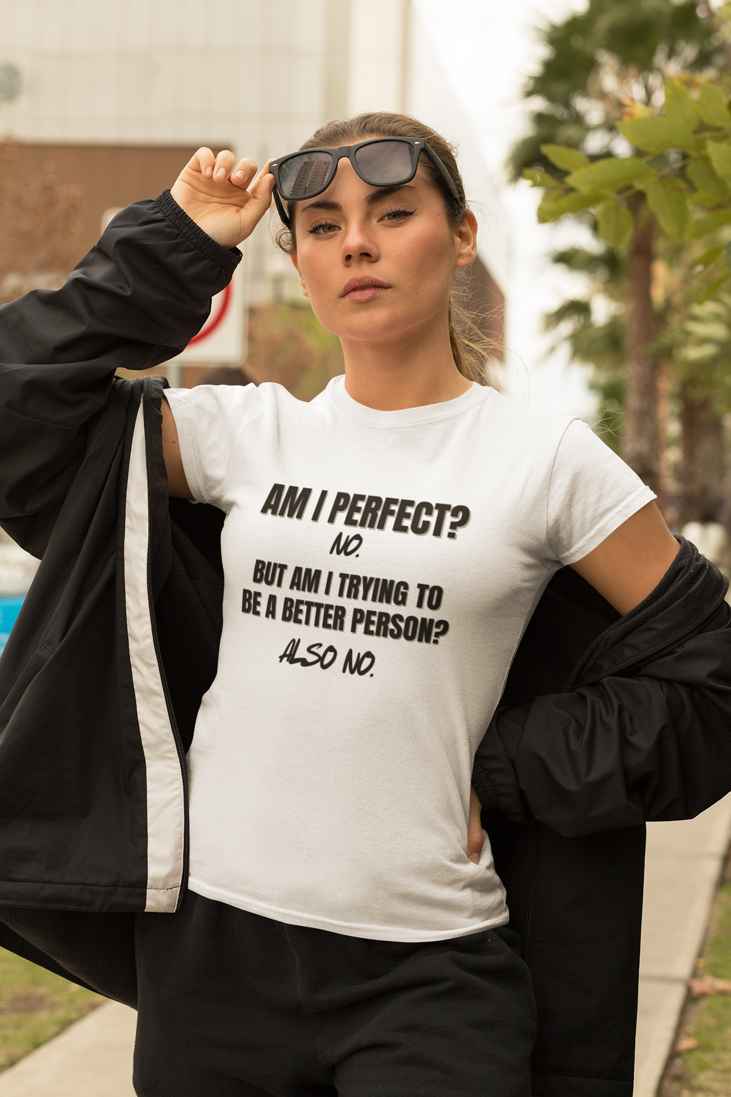 "Am I Perfect?..." SoftStyle T-Shirt (DT)