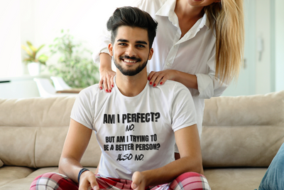 "Am I Perfect?..." SoftStyle T-Shirt (DT)