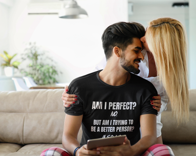 "Am I Perfect?..." - T-Shirt (LT)