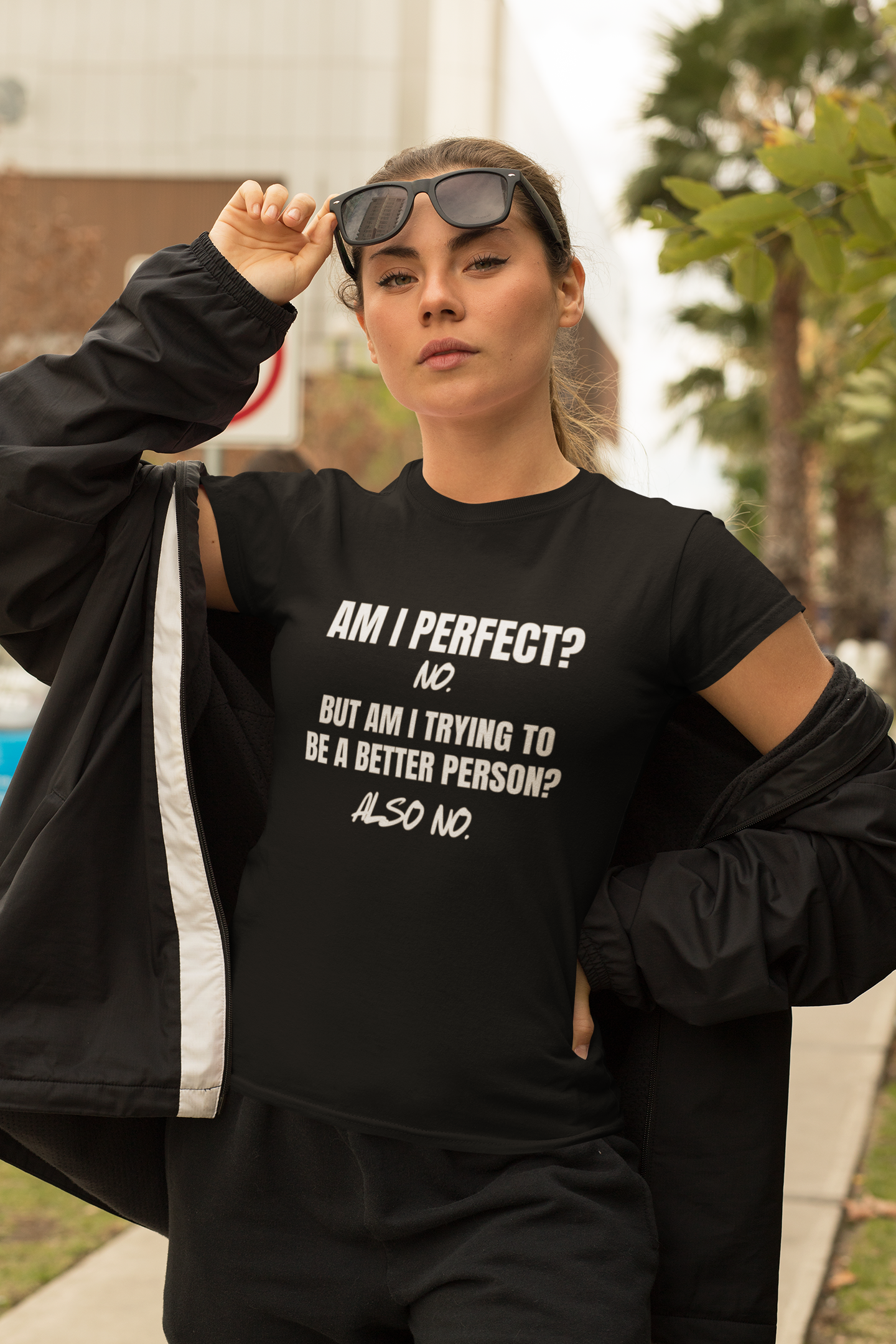 "Am I Perfect?..." - T-Shirt (LT)