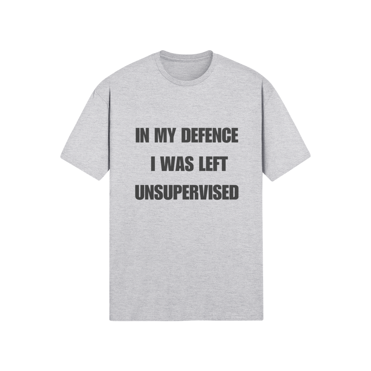 "In My Defence. I was left unsupervised" - T-Shirt (DT)
