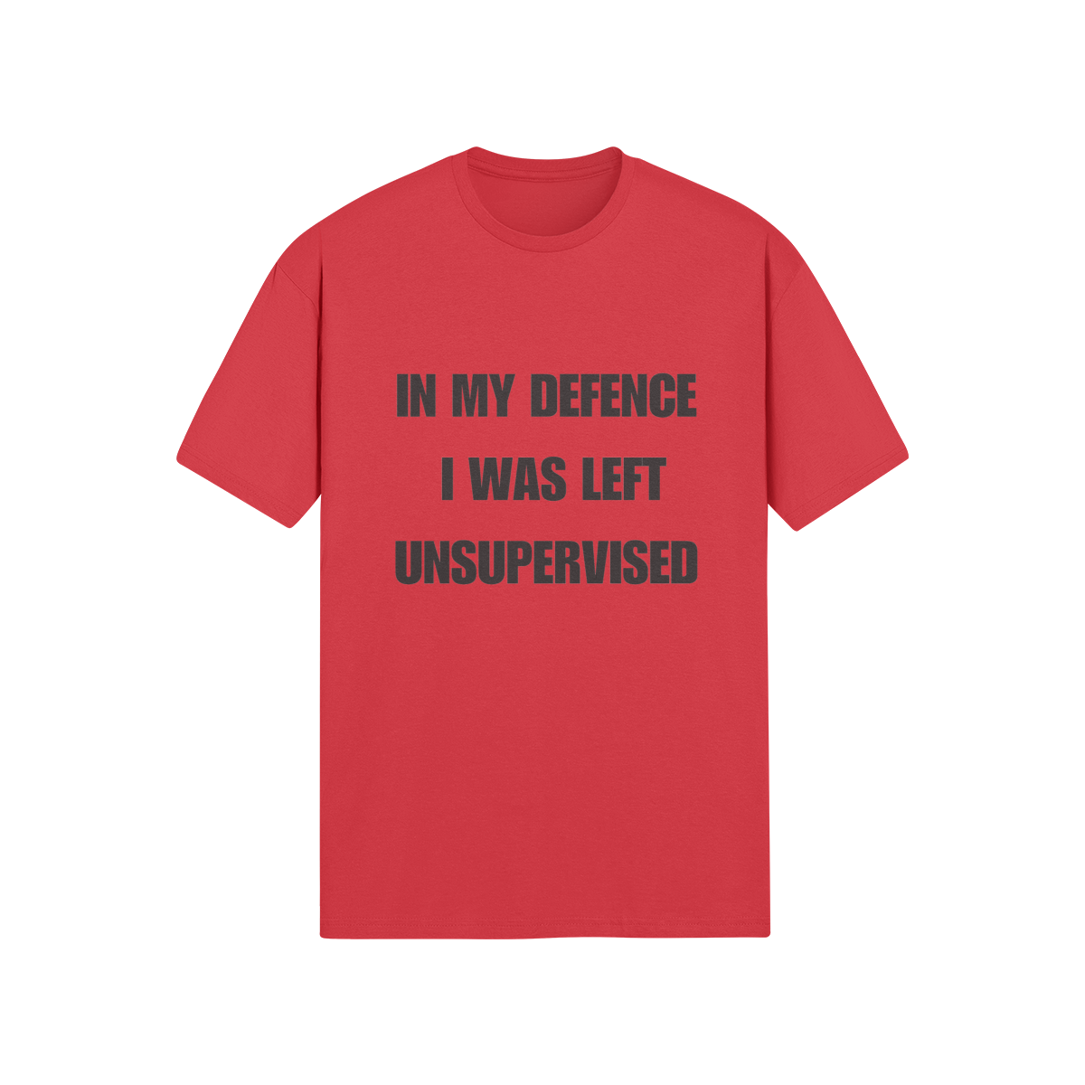 "In My Defence. I was left unsupervised" - T-Shirt (DT)