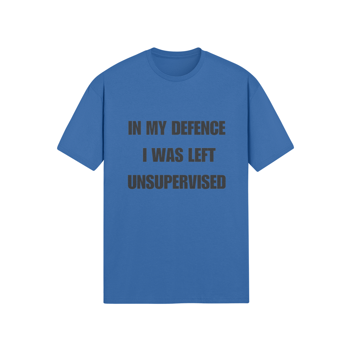 "In My Defence. I was left unsupervised" - T-Shirt (DT)