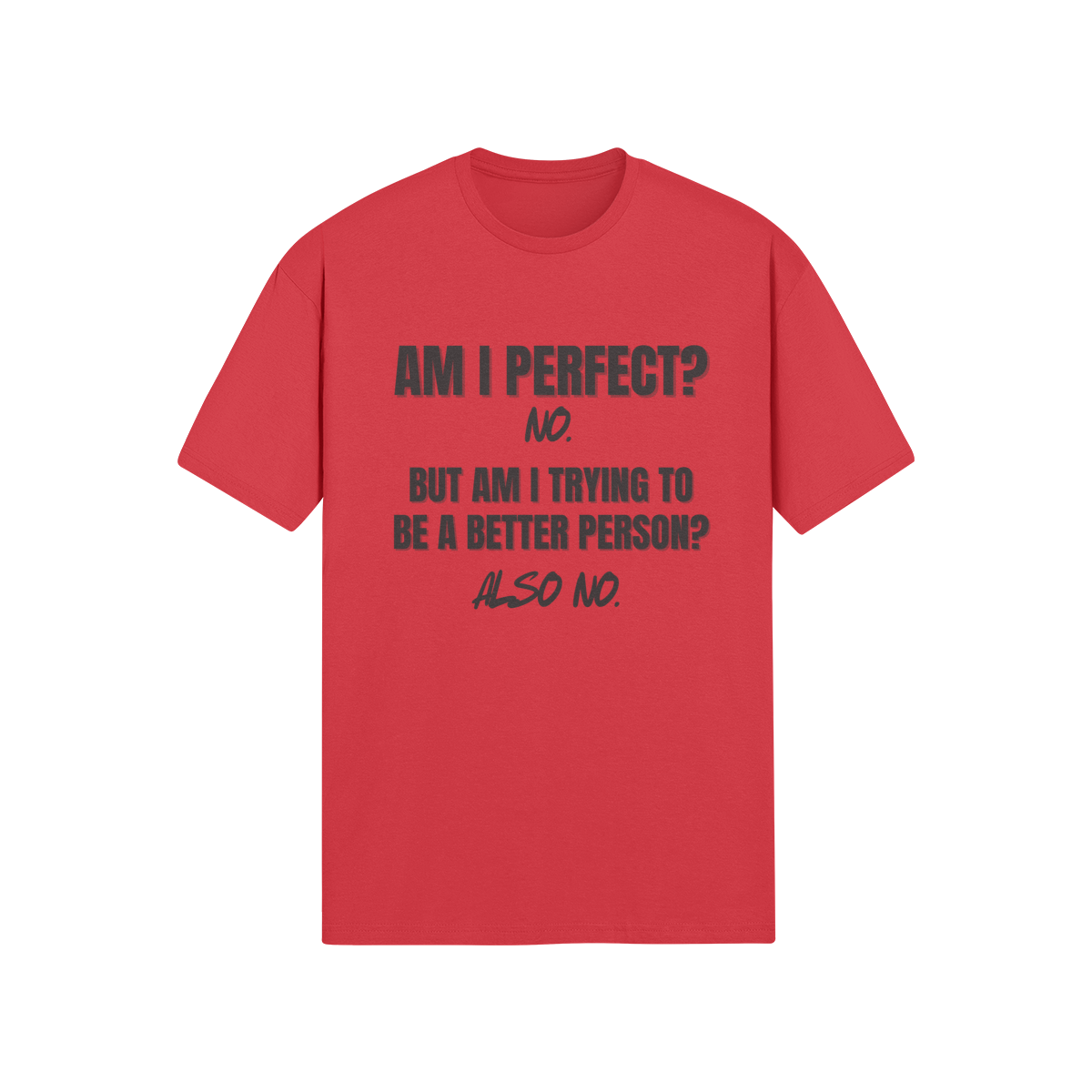 "Am I Perfect?..." SoftStyle T-Shirt (DT)