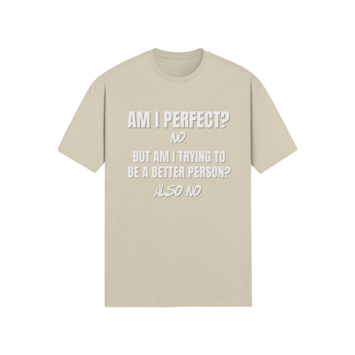 "Am I Perfect?..." - T-Shirt (LT)