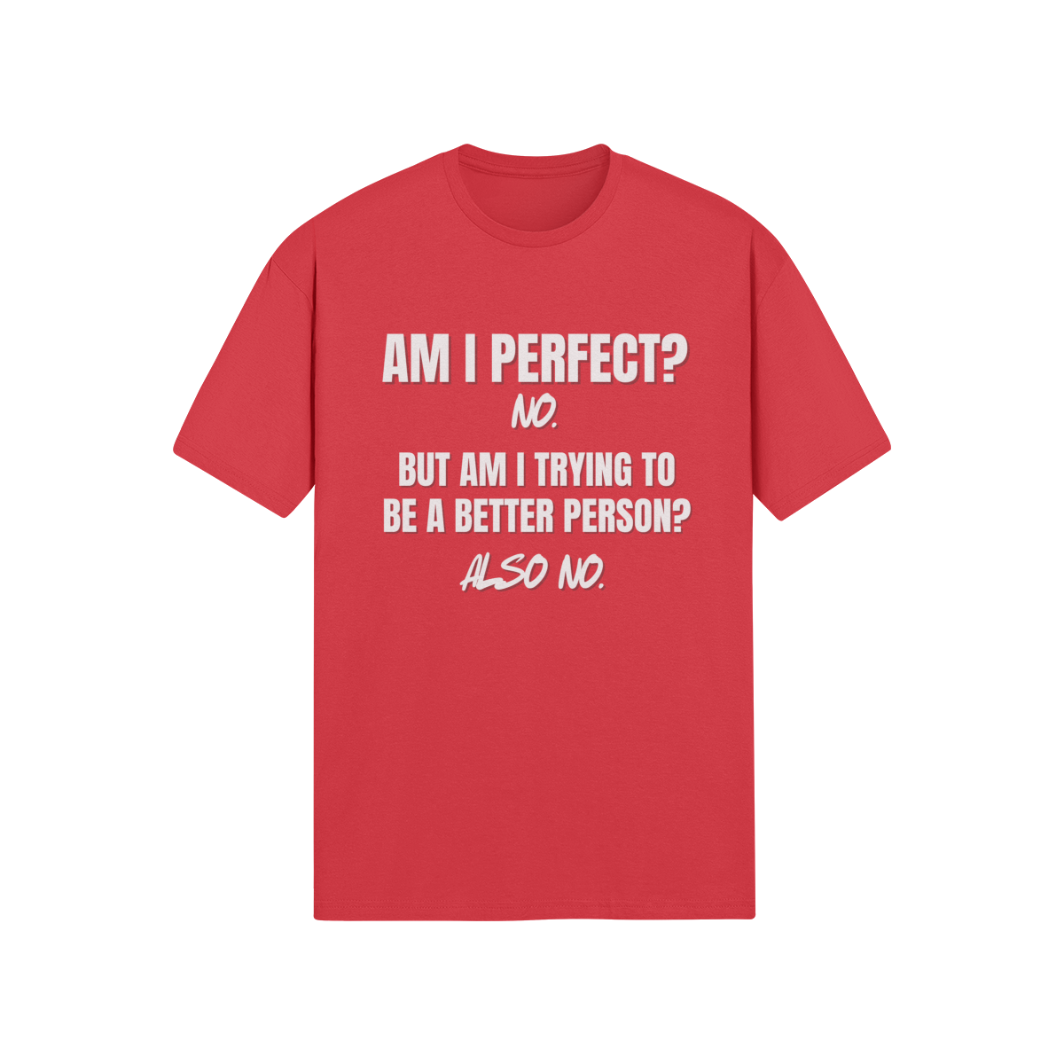 "Am I Perfect?..." - T-Shirt (LT)