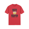 "Beer Goes In. Wisdom Comes Out" - T-Shirt (DT)