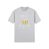 "Beer Goes In. Wisdom Comes Out" - T-Shirt (LT)