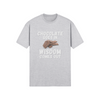 "Chocolate Goes In. Wisdom Comes Out" - T-Shirt (LT)