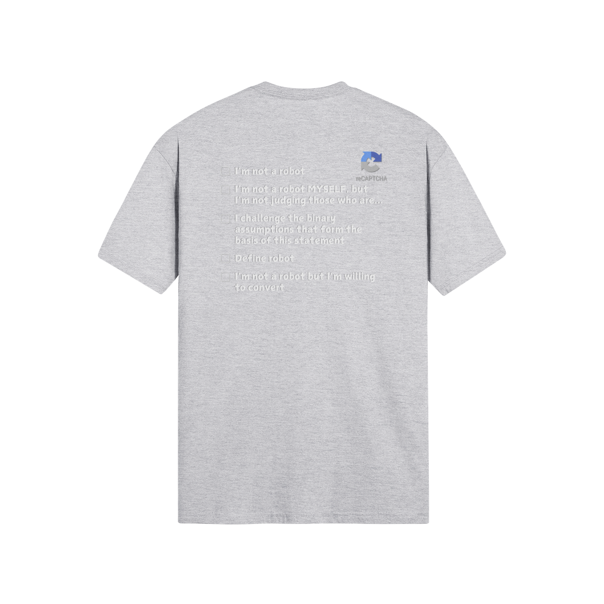 "I'm Not A Robot" - T-Shirt (LT)(Print both sides)