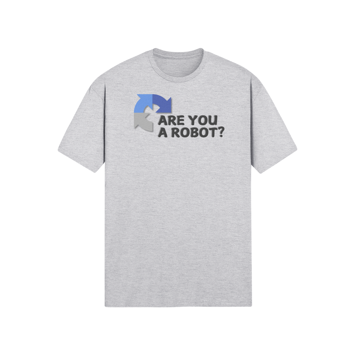 "Are you a Robot?" (Borg Version) T-Shirt (DT)(Print both sides)