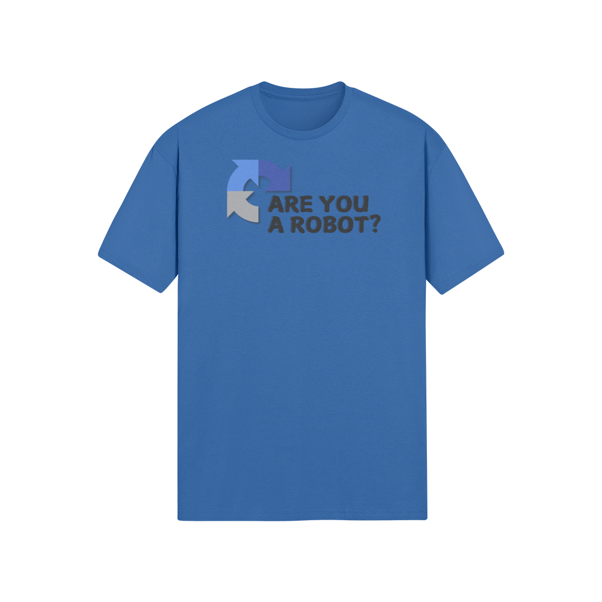 "Are you a Robot?" (Borg Version) T-Shirt (DT)(Print both sides)