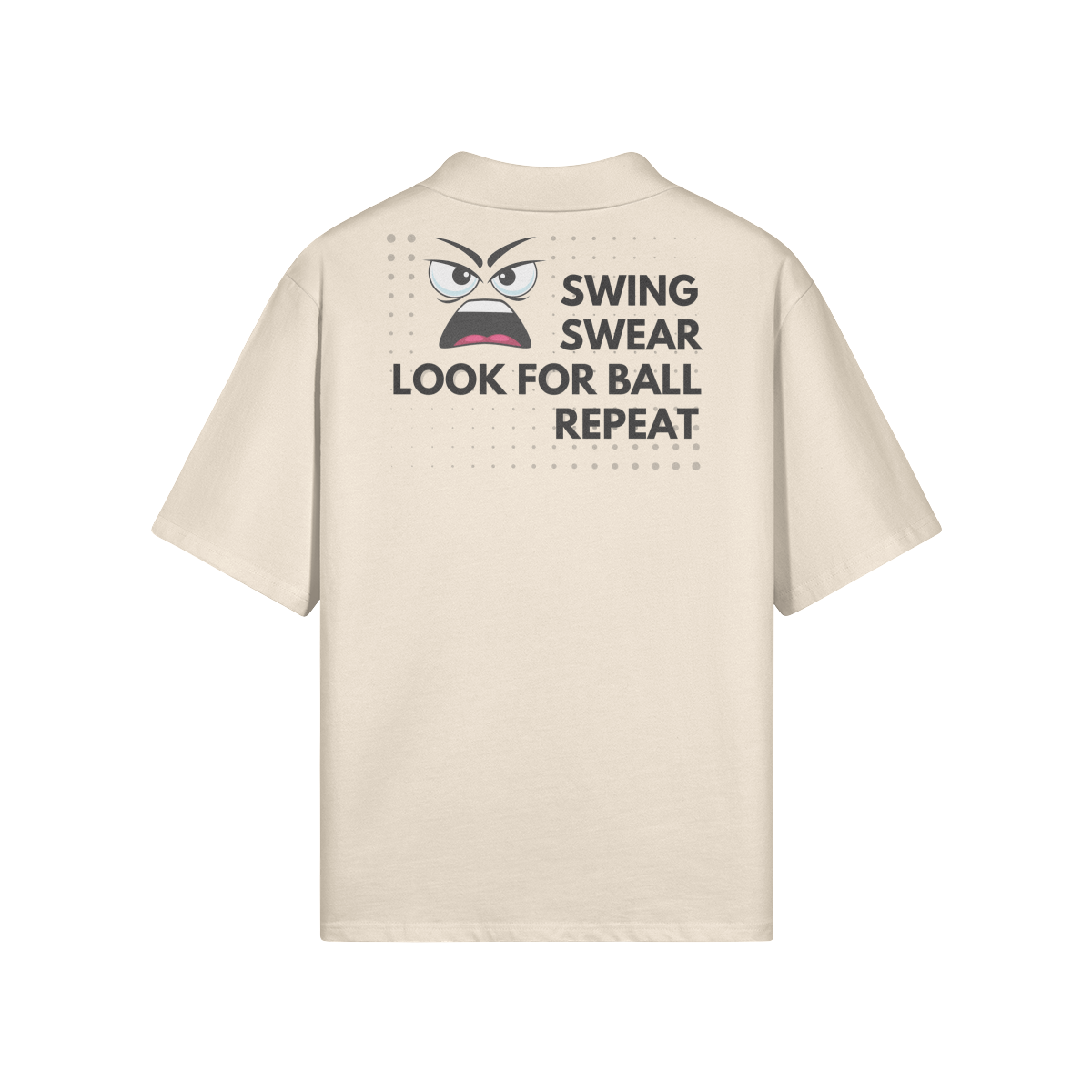 "Swing. Swear. Look for Ball. Repeat" - Polo Golf Shirt (DT)