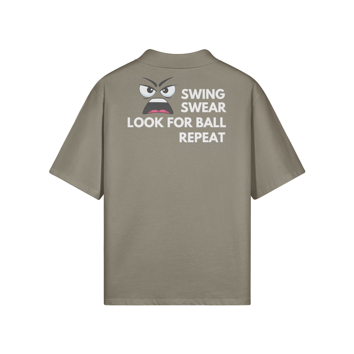 "Swing. Swear. Look for Ball. Repeat" - Polo Golf Shirt (LT)