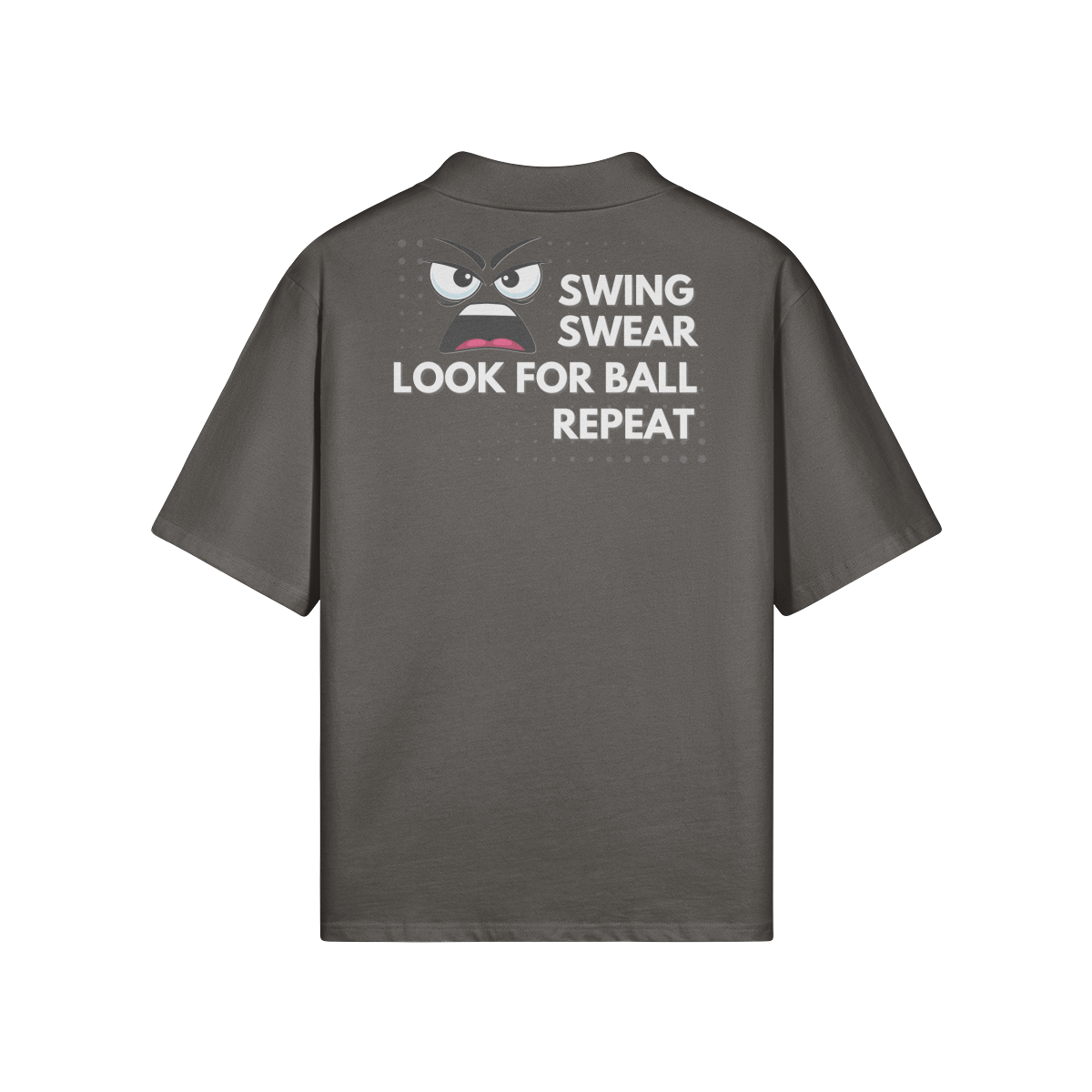 "Swing. Swear. Look for Ball. Repeat" - Polo Golf Shirt (LT)