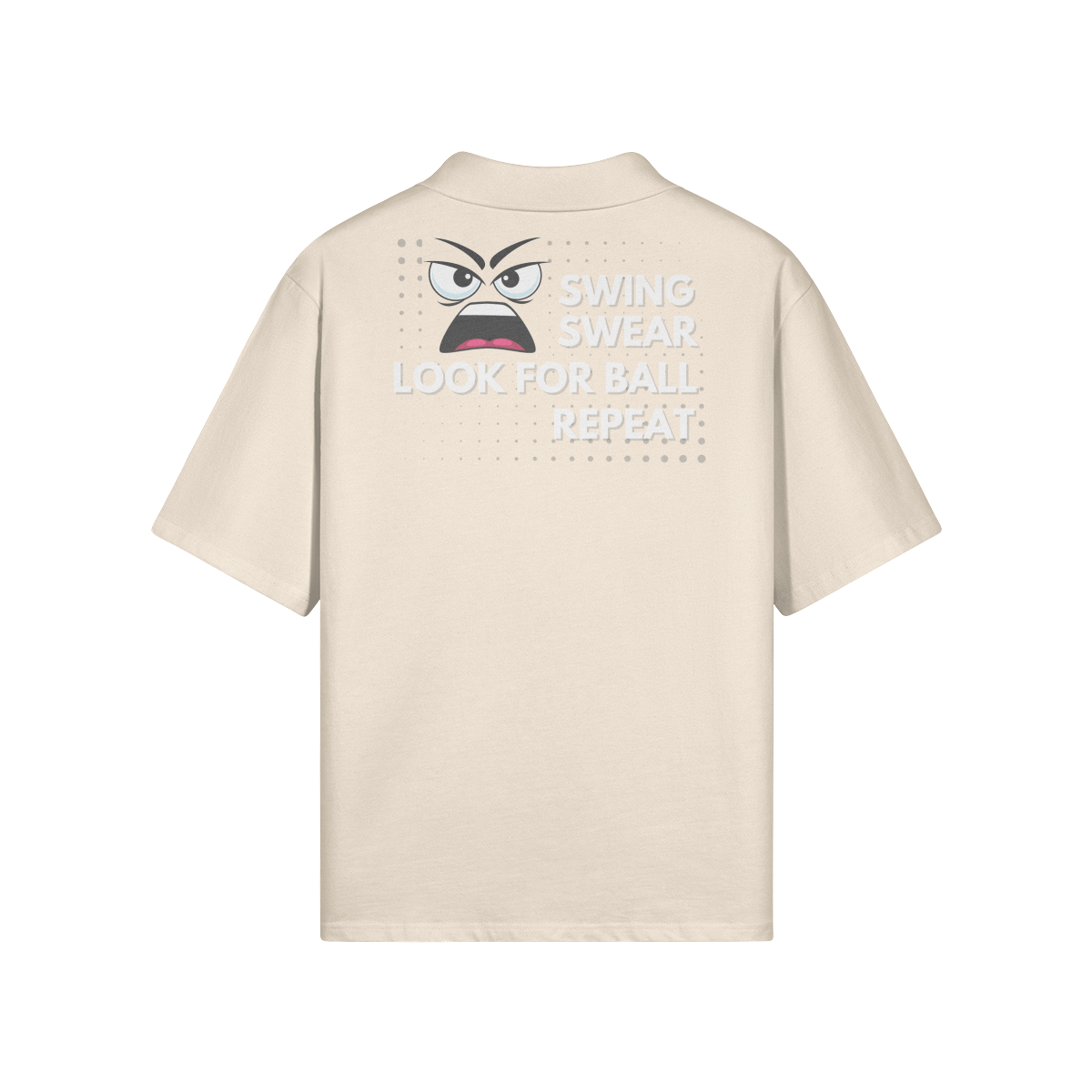 "Swing. Swear. Look for Ball. Repeat" - Polo Golf Shirt (LT)