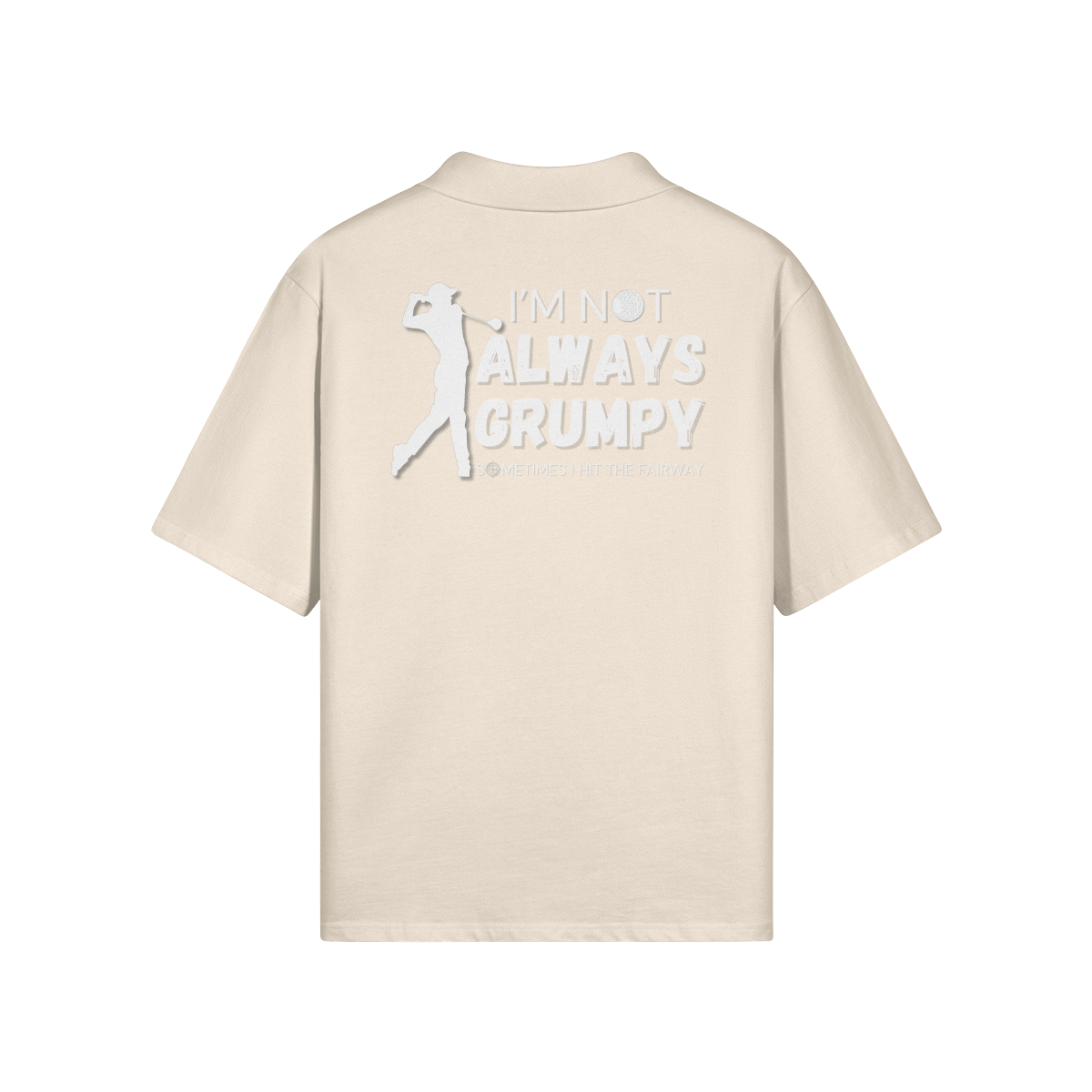 "I'm not always grumpy. Sometimes I hit the fairway" - Polo Golf Shirt (LT)