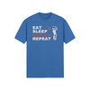 "Eat. Sleep. CRICKET. Repeat." - T-Shirt
