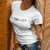 "Coffee Heartbeat" - T-shirt (DT)(Premium)